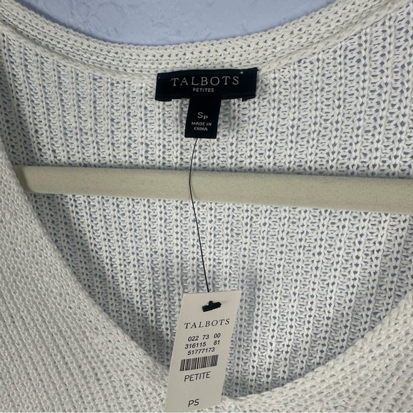 Talbots Women’s Cotton Knit Pullover Lightweight Sweater Size PS - Picture 2 of 4